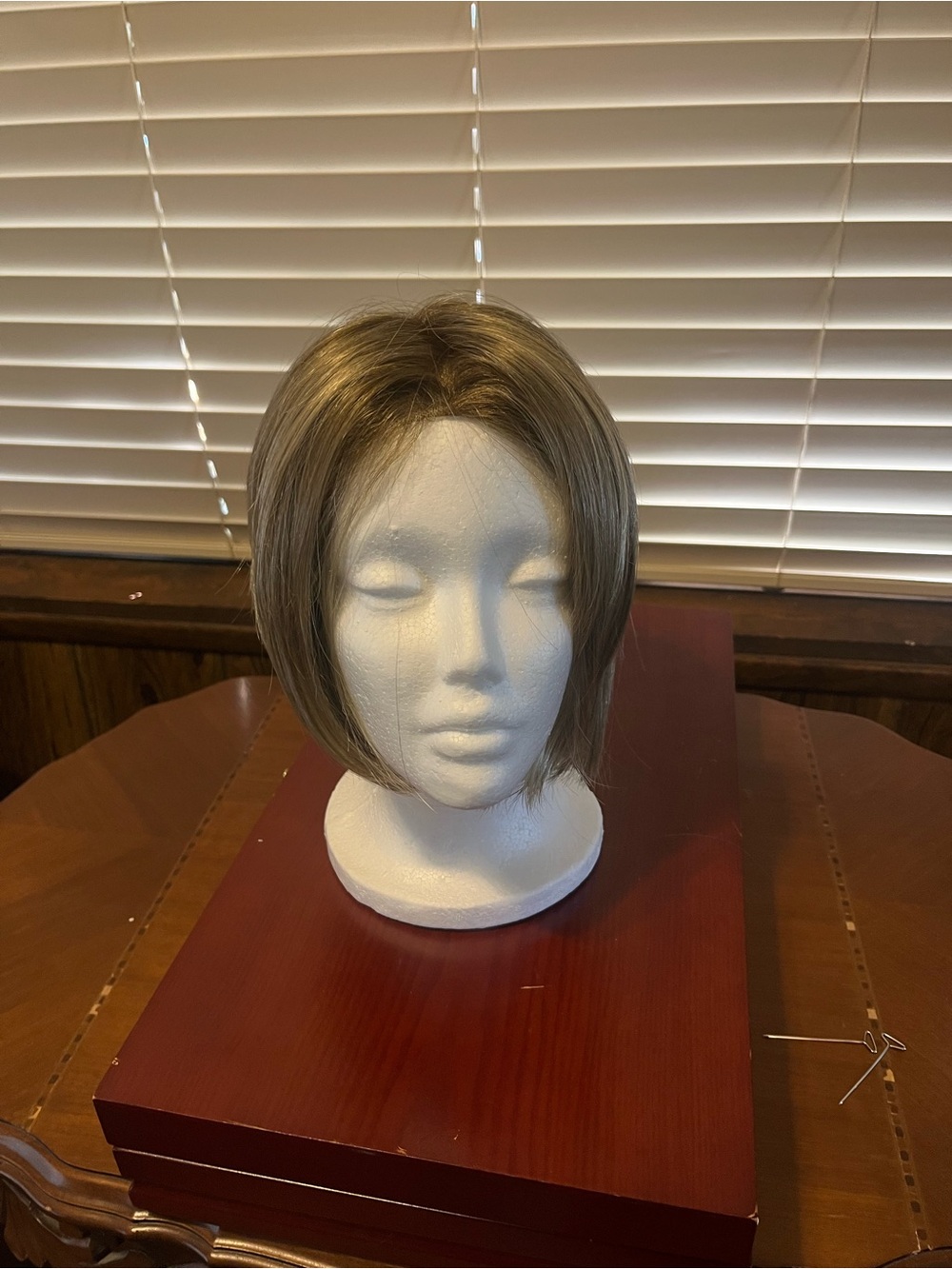 Jon Renau Monocrylic Synthetic Short Layered Wig in Ash Brown -